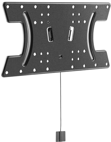Techly 107227 Support Mural Slim pour OLED TV 32-65'', Support Écran, Noir