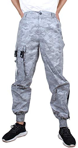 Byxor Herr Reflekterande Män Märke Hiphop Dans Fluorescerande Byxor Casual Harajuku Natt Sport Joggingbyxor