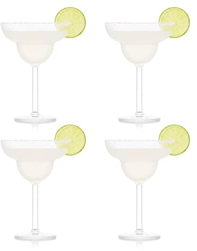 Bodum 11930-10SSA OKTETT - Tazze da champagne in plastica resistente, 0,28 litri