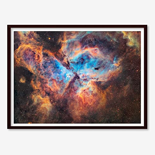 Astrography Kunstdrucke The Great Eruption in the constellation of Carina - Poster Weltall Deko für Büro, Wohnzimmer, Schlafzimmer - Geschenk zum thema Space, NASA und Astronomie (100x70cm)