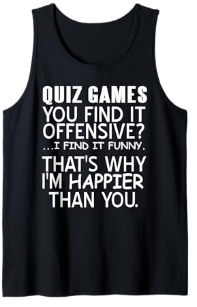 Sarkastische Quizspiele Humor Spruch Tank Top