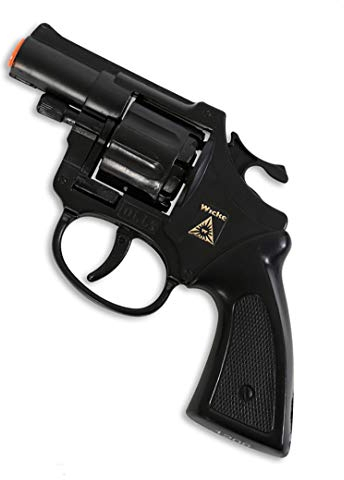 KarnevalsTeufel Revolver Olly 8-Schuß Spielzeugrevolver Pistole Polizei Agent FBI SWAT Sondereinsatzkommando 8 Schuss (Revolver Olly)