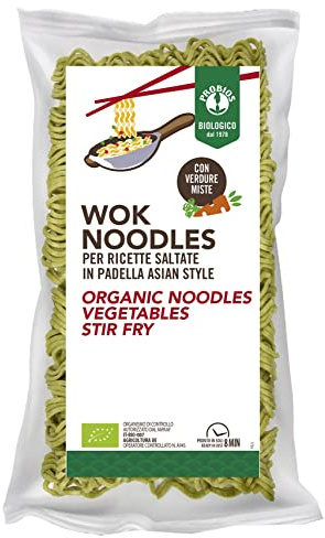 Probios Wok Noodles alle Verdure Bio - Confezione da 250g