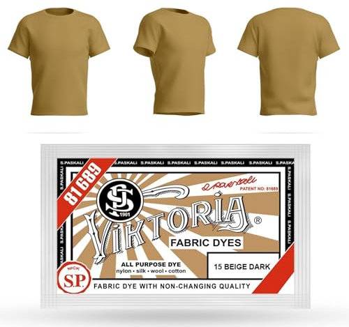 VIKTORIA Textilfarbe waschmaschinenfest (59 FARBEN) - stofffarbe, färbemittel textilien, stofffarben waschfest, textil farbe, kleidung färben