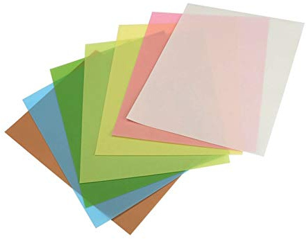 shanpu 7 Piezas/de Hojas de PelíCula de Lapeado PrecisióN de Surtido para Pulir Papel de Lija 1500/2000/4000/6000/8000/10000/12000 Granos