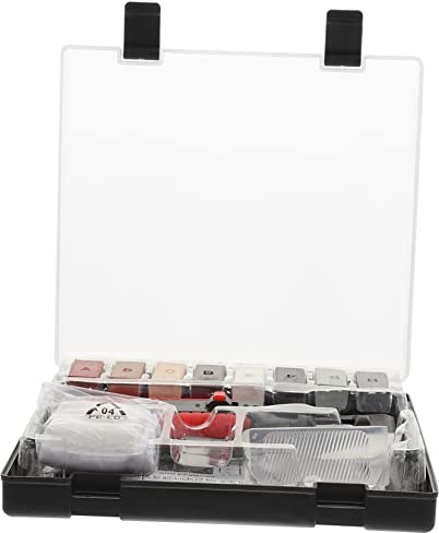 Hemobllo Fliesenreparaturset Für Risse in Keramikspülen Mit Wachsblöcken Spachtelmasse Und Werkzeugen Zum Reparieren Von Fliesen Bädern Und Waschbecken