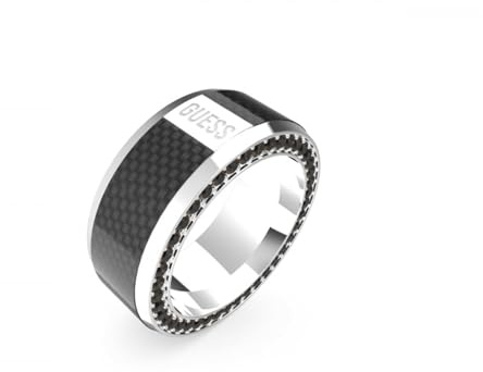Guess Racer Tag JUMR04041JWSTBK64 Bague Homme