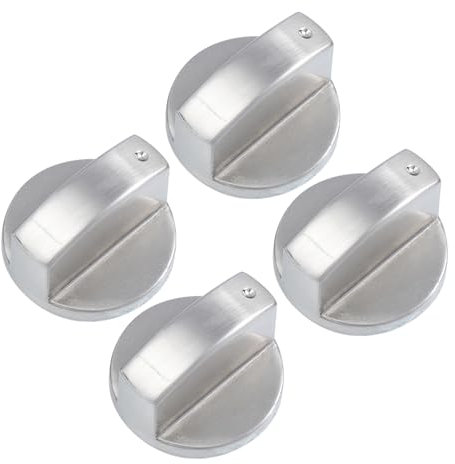 SHOWERORO 4stücke Brenner-bedienknöpfe Ersatz Herd-bedienknopf Aus Zinklegierung Backofenknopf Für Gasherde Metall-herdknöpfe Kompatibel Mit Meisten Modellen