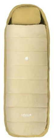 Lafuma - Nunavüt Light – Schlafsack für Erwachsene mit Kompressionsbeutel – Synthetik – wasserabweisend – Komforttemperatur 5 °C – Gelb