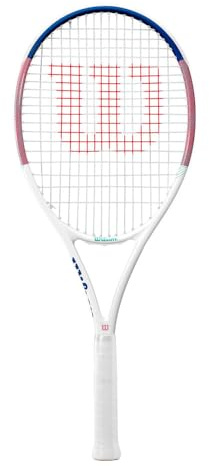 Wilson Allure Tennis Racket, 4-1/4 (2), Rosa/Blau, Rosa/Blau