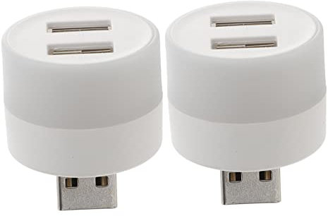 Gatuida 2stücke USB Night Light Port USB Hub Für Auto Schlafzimmer Und Energiesparende -and-Play Lösung Für Gemütliche