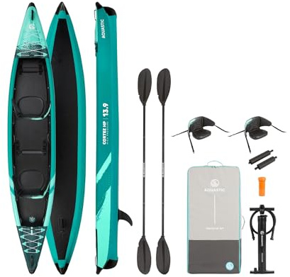 AQUASTIC Cortez 13'9'' Kayak gonfiabile 2 posti 420 cm verde