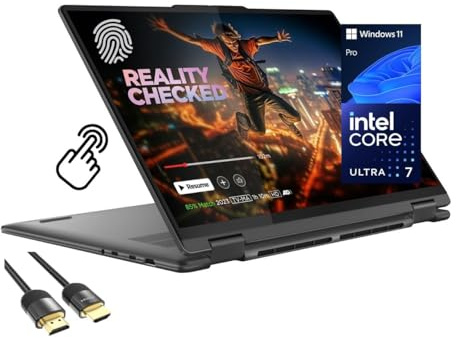 Lenovo Yoga 7i 2-in-1 Laptop, 16 2K Touchscreen Display, Core Ultra 7 155U (Up to 4.80 GHz), 16GB DDR5, 2TB PCIe 4.0 SSD, Wi-Fi 6E, Backlit KB, FP Reader, TB 4, Webcam, Keypad, PDG HDMI, Win 11 Pro