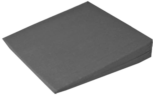 David & Amaya Orthopedic 11° Wedge Seat Cushion – High Density Foam for Back Pain, Lumbar & Sciatica Relief – Posture Correcting Pillow for Car & Office Chairs – 37×37×9 cm (Charcoal)