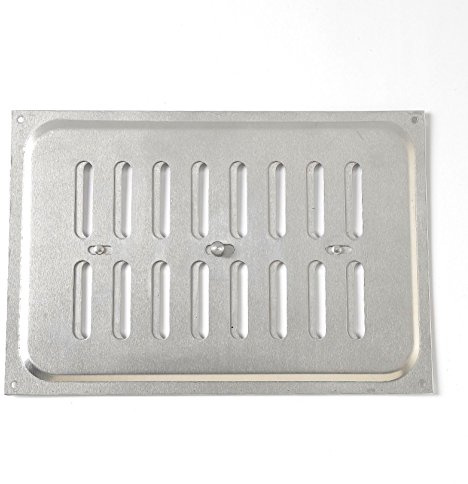 Merriway bh05804 rejilla de ventilación regulable hit and Miss, 180 x 110 mm (7,2 x 4,4 cm), color aluminio