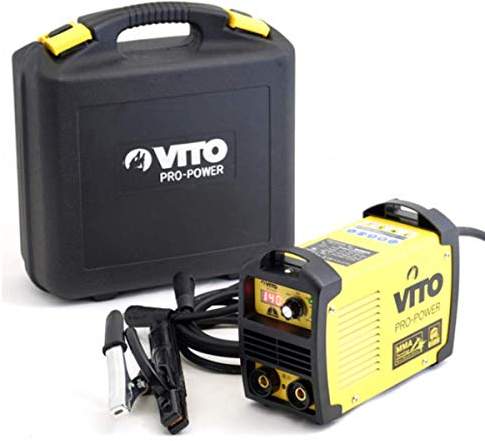 Poste A souder inverter Numerique Vito 140 - Soudure à L'arc -Baguettes soudeur 1.6-3.2 - Soude Acier-Fonte-Inox -