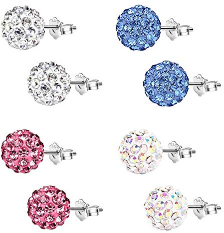Epoch World Damen-Ohrringe aus Sterling-Silber 925