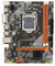 Placa Base de PC para h61, M.2 NVME/SATA Unidad de Disco Duro de Escritorio Motherbaord CPU para LGA 1155/2X8G DDR3 DIMM 1066/1333/1600MHz DDR3 Memory/1X PCI-E × 16 Ranura de gráficos