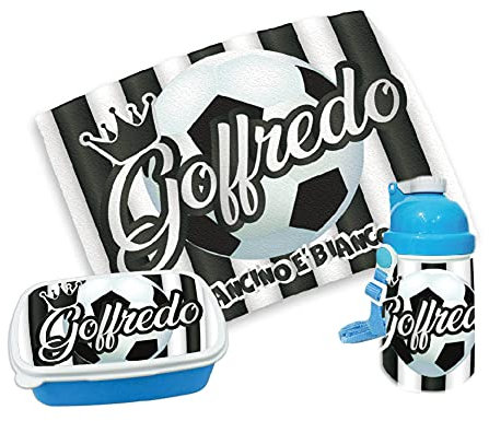 gadgeteventi Kit Pappa Bimbo per Scuola E Gite Personalizzato “Bianconero” (Rosa)