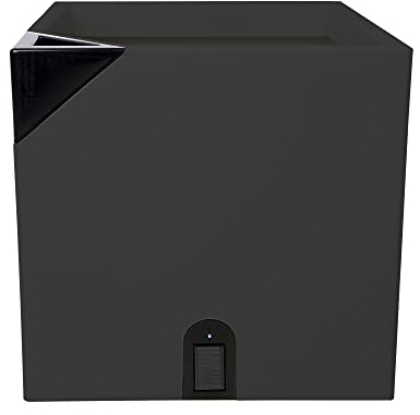 Ondis24 Smarter Pflanzkübel Blumenkübel Blumentopf Aqualight 43L mit LED Wasseranzeige und integriertem Bewässerungssystem (anthrazit)