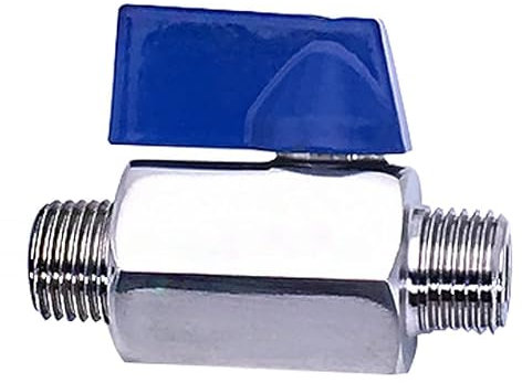 Kugelhahn, DN25 Mini-Kugelhahn, 2,5 cm (1 Zoll), Absperrventil, Innengewinde, Kugelhahnverschraubung für Wasserdurchfluss-Rohrkupplungsanschlüsse