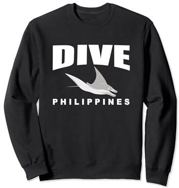 Dive Philippines Manta Rays, Tauchen auf den Philippinen Sweatshirt