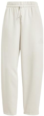 Adidas Femme Essentials Contemporary Logo Fleece Barrel Pants, Wonder Alumina, S