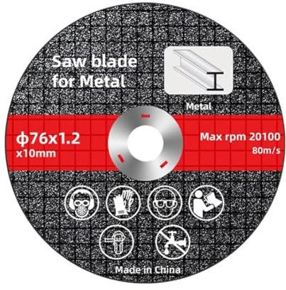 NEFLUM 1 Stücke 76mm Mini Trennscheibe Rund Harz Schleifen Rad Sägeblatt Pad Für Winkel Grinder Trennscheiben Kit Zubehör Dropship