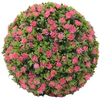 TTOUDRY Künstliche Grasbälle Für Selbstgemachte Hochzeitssträuße, Brautpartys, Tafelaufsätze, Partydekorationen, Balkon, Garten, Terrasse, Fensterbank(B,Outer Diameter 50cm)