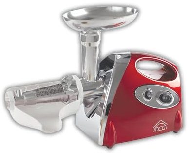 Briconess.com Tritacarne e passapomodoro elettrico per cucina con lame in acciaio multifunzione