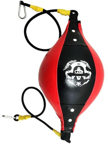 Boxbirne Doppelendball Punchingball Boxball Erwachsene Training Speed Training Boxball Für Erwachsene Und Teenager, Box-Trainingstasche 38x18 cm