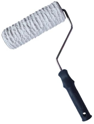 Gralara RODILLO de TEXTURA Decorativa de alto rendimiento Rodillo de goma rápido y fácil para pisos Decoración de pared Diy Hogar, Style a