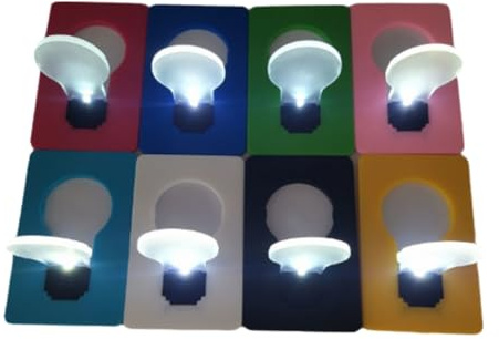 Fangxuee 8 Mini Lampes de Poche LED USB Portables, Veilleuse Polyvalente pour Chambre à Coucher, Économie D'Énergie