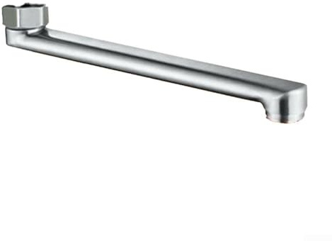 Tubo di prolunga per rubinetto in acciaio inossidabile con design girevole per uso domestico (30 cm)