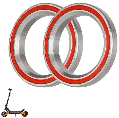 CERFFOOL Roulements à Billes de Scooter pour Kukirin G3 G4 Roulement de Direction en Acier Inoxydable Pièces de Rechange pour Scooter Électriques Accessoires (2 PCS)