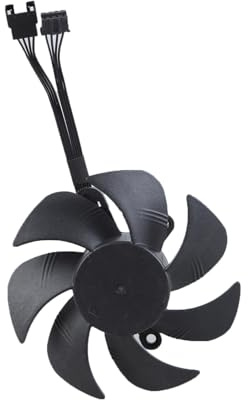 Mekalero Ventilador de refrigeración de tarjeta gráfica de 105 mm para 3060 8G 12G mejora los juegos y la disipación eficiente del calor ventilador de tarjeta gráfica de escritorio