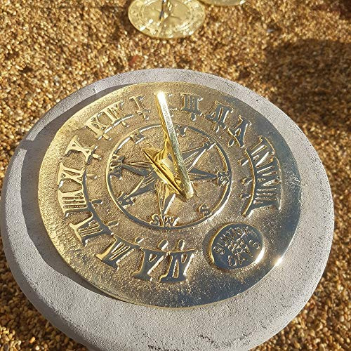 garden ornaments and accessories Sunny Days Round Brass Sundial