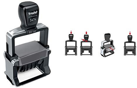 trodat Datumstempel Professional 5474, mit Gutschein, Sie erhalten 1 Packung