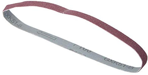 10 Pezzi Nastro Abrasivo 452x15mm per Levigatrice a Nastro, Kit Professionale Nastri Abrasivi Grana 40-120 [100#] - Alta Qualità e Durata