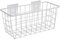Alipis Cestas De Metal Cesta Metálica Cesta Blanca White Baskets Cesta Para Colgar En La Pared Cesta Colgante Estante Almacenamiento