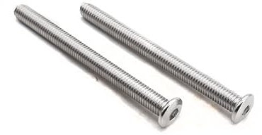 binifiMux 6 Stück Innensechskantschrauben M8 x 125 mm Verbindungsschrauben Möbelschrauben 304 Edelstahl