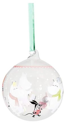 Muurla Moomin Christmas Bauble Festive Spirits, Ø 9 cm