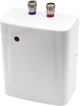 VonVVer Elektronischer Durchlauferhitzer 3500W - Kompakt Mini-Durchlauferhitzer ohne Tank 75°C Instant Klein Durchlauferhitzer Mini-Warmwasserbereiter