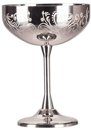 copa del santo cáliz, copa del santo cáliz, Exquisitas copas de 2 piezas, copas de acero inoxidable 304 grabadas con espigas de trigo talladas, copas de champán y copas de vino tinto en bares son de a