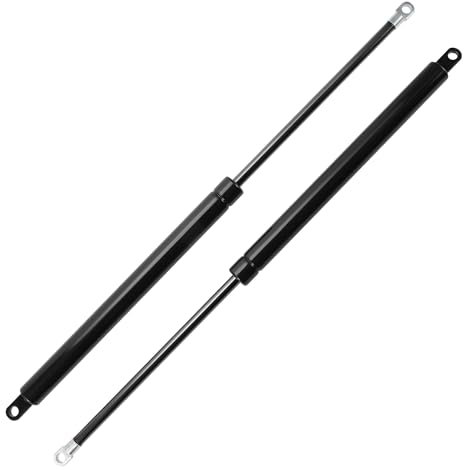 Motoforti 20inch/500mm 133Ib/600N/60kg Lift Supports Struts Gas Springs for Car Tailgate Camper Lid Boat Hatch Window Lid Under Bed Lifting Tool Box Lid Black 2Pcs