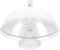 1 Ensemble Cloche à Gâteaux Transparent avec Plateau, Présentoir à Gâteau Multifonction, Porte Gateau sur Pied, Plat à Gâteau de 30 CM Hauteur 16,5 CM, pour Gâteau à la Crème Dessert Salade
