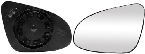TTCR-II Ersatzspiegel Kompatibel mit Toyota Yaris III 2012-2018 | Verbessertes Design Yaris 3 Spiegelglas Beheizbar, Fahrerseite Ersatz Aussenspiegel Toyota Außenspiegel Glas - Links