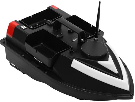 HPDTZ Intelligentes Futterboot mit GPS und Echolot, RC Angelköder Boot mit Fernsteuerung und Langer Ausdauer