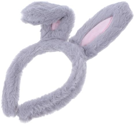 Baluue Diadema Orejas de Conejo de Felpa para Niñas y Mujeres, Accesorio Cabello Fácil de Usar y Resistente, Adecuado para Disfraces y Fiestas