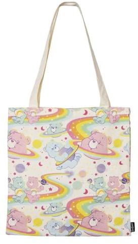 Leichte und praktische Care Bears Einkaufstasche – Wiederverwendbare und bequeme Stofftasche mit Care Bears Design